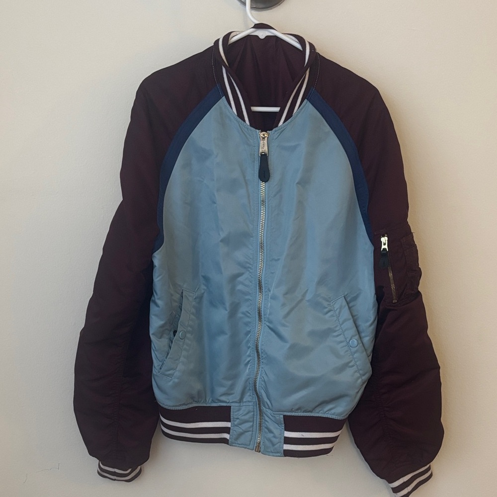 Alpha Industries Blue Bomber Jacket